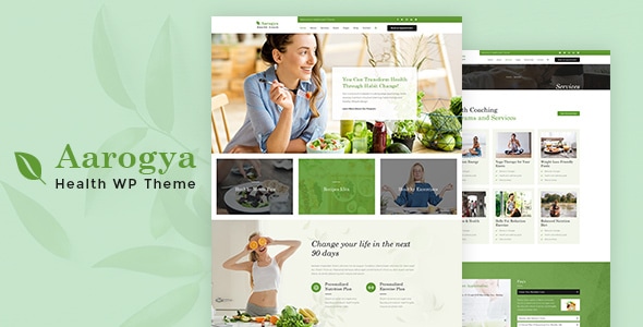 Aarogya | Nutrition & Dietitian WordPress Theme