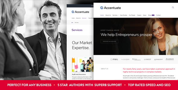 Accentuate - A Professional Consulting WordPress Theme