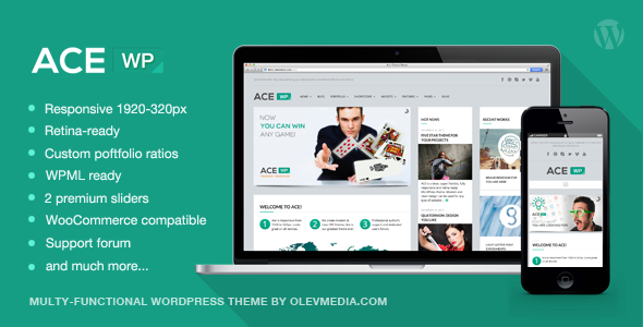 Ace — Responsive All Purpose Wordpress Theme