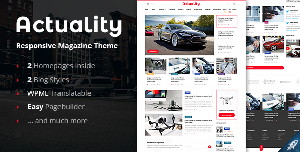 Actuality - Blog & Magazine WordPress Theme