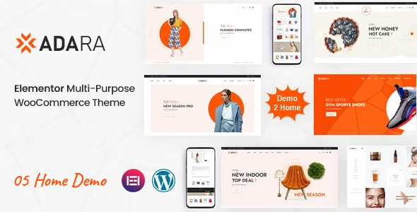 Adara - Elementor Multipurpose WooCommerce Theme