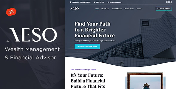 Aeso - Financial Advisor WordPress Theme