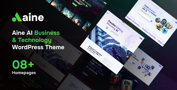 Aine - AI Business Technology WordPress Theme