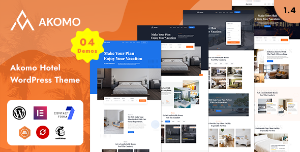 Akomo - Resort and Hotel WordPress Theme