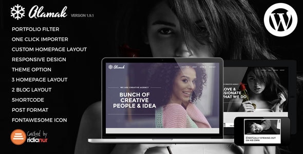 Alamak - Responsive One Page Portfolio Theme