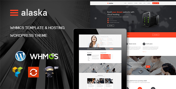 Alaska - WHMCS & Hosting WordPress Theme