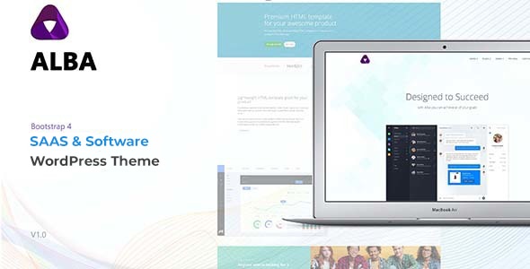 Alba - Startup/Software WordPress Theme