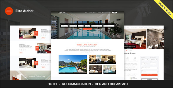 Albert - Hotel and Bed&Breakfast WordPress Theme