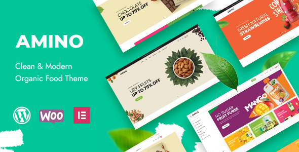 Amino - Organic & Food WordPress Theme