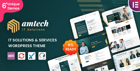 Amtech - IT Solutions & Services WordPress Theme