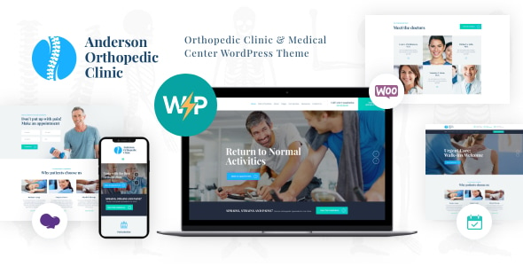 Anderson | Orthopedic Clinic WordPress Theme