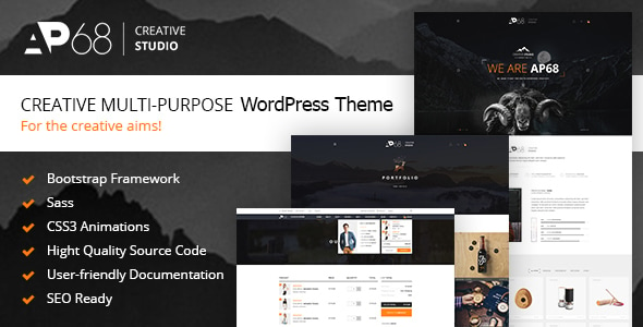 AP68 - Creative Multi-Purpose WordPress Theme