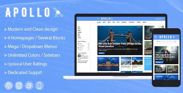 Apollo - WordPress News and Magazine Theme