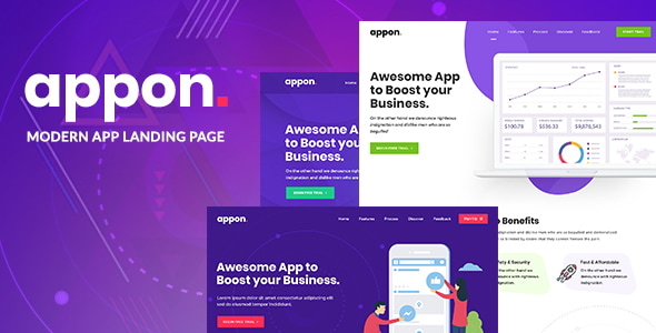 Appon - App & SaaS Software Theme