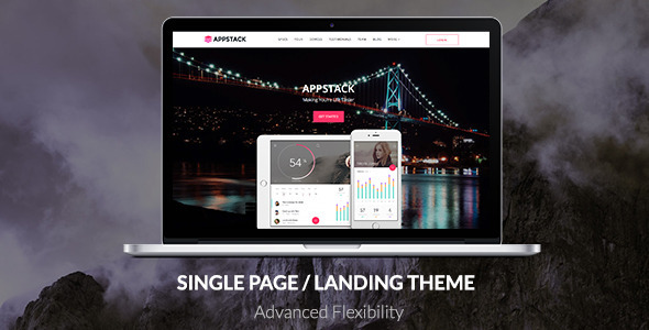 AppStack - One Page App Theme