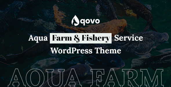 Aqovo - Aqua Farm & Fishery Services WordPress Theme