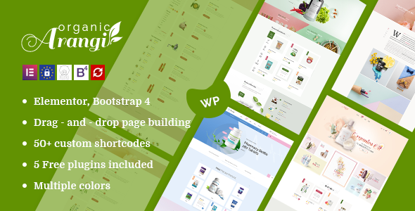 Arangi - Organic WooCommerce Theme