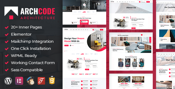 Archcode - Architect Design WordPress Theme