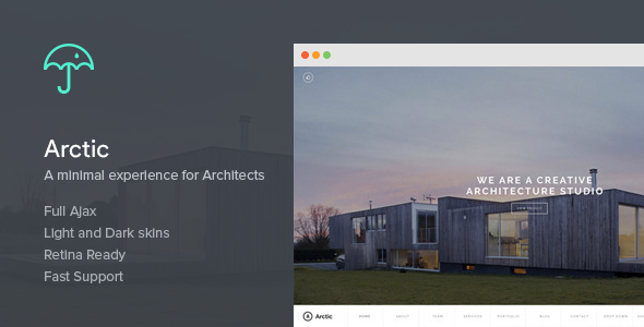 Arctic - Architecture & Creatives WordPress Theme