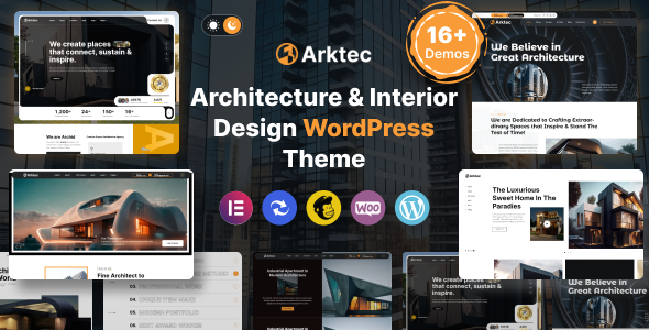 Arktec - Architecture WordPress Theme