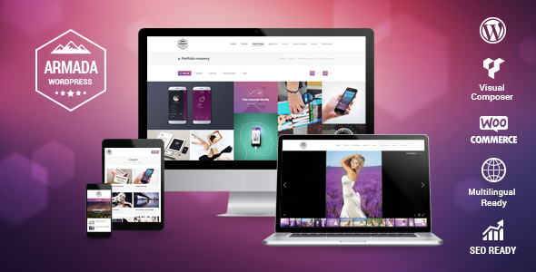 Armada — Multifunction Photography WordPress Theme