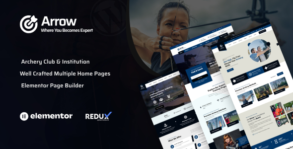 Arrow - Archery Club WordPress Theme