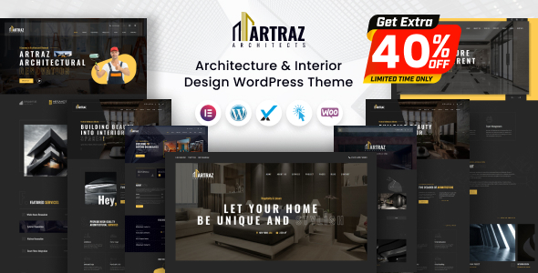 Artraz - Architecture and Interior Design WordPress Theme