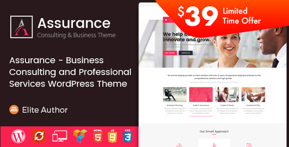 Assurance - Business Consulting and Professional Services WordPress Theme