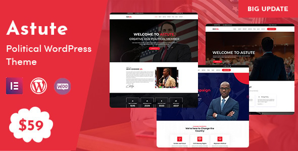 Astute - Political Responsive WP theme