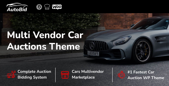 AutoBid - Car Auctions Marketplace WooCommerce Theme