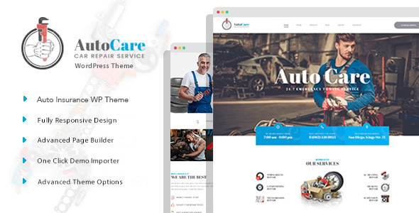 AutoCare - Auto Service WordPress Theme