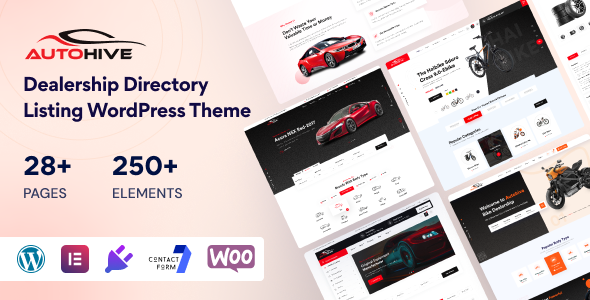 Autohive - Car Dealer & Rental WordPress Theme