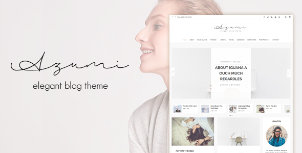 Azumi - Elegant Blog Theme