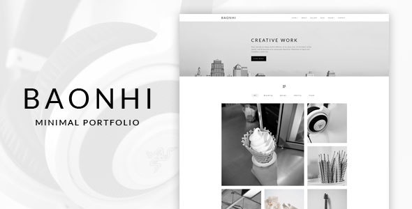 Baonhi - Minimal Portfolio WordPress Theme