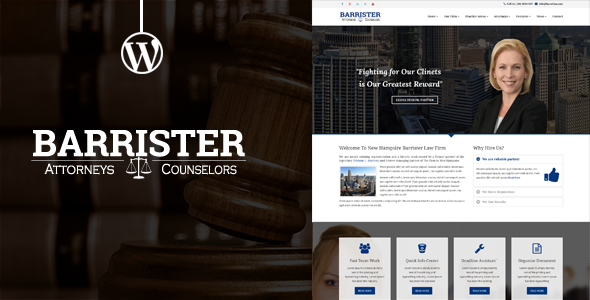 Barrister - Responsive Law Business WordPress Theme