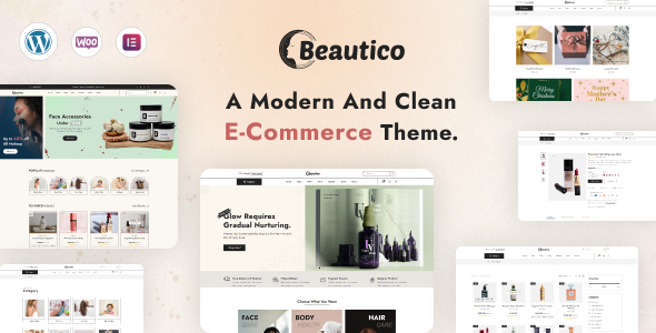 Beautico - Beauty Cosmetics Shop WordPress Theme