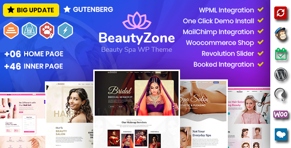 BeautyZone: Beauty Spa Salon WordPress Theme