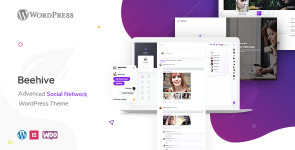 Beehive - Social Network WordPress Theme