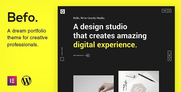 Befo - A Portfolio Theme for Creative People