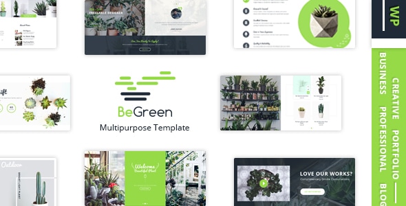 BeGreen - Multi-Purpose WordPress Theme for Planter - Landscaping- Gardening