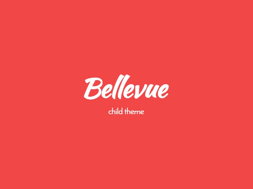 Bellevue Child Theme Wordpress Theme Screenshot