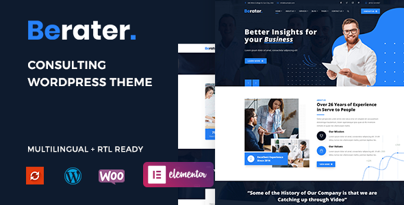 Berater - Consulting WordPress Theme