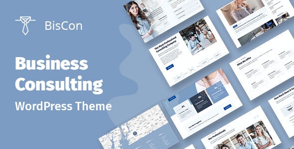 Biscon - Business Consulting Services WordPress Theme