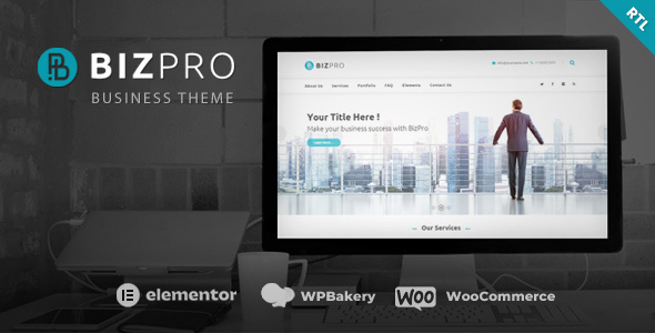 BizPro - Business Consulting Theme + RTL