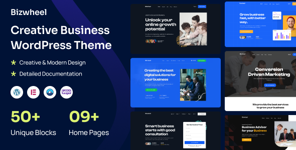 Bizwheel - Creative Business WordPress Theme