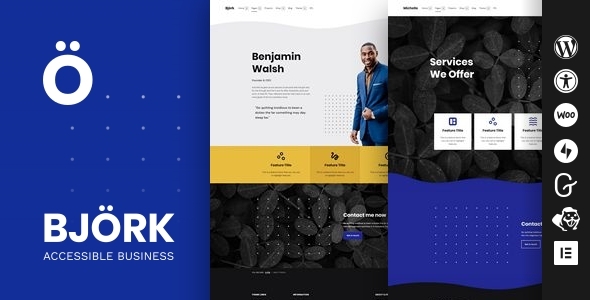 Björk - Accessible Portfolio WordPress Theme