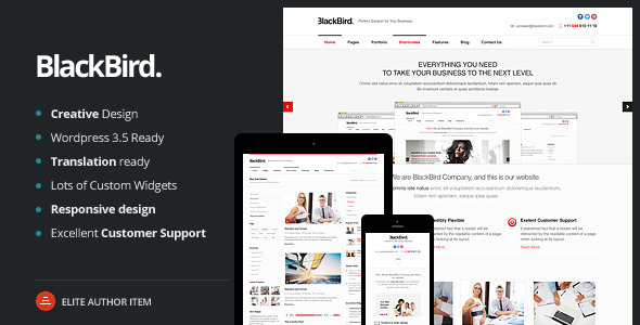 BlackBird | Responsive Multi-Purpose Theme