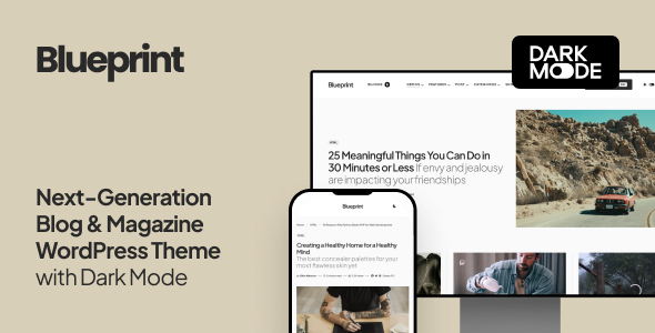 Blueprint - Next-Generation Blog & Magazine Theme