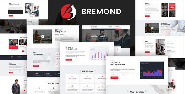 Bremond - Multipurpose Business Consulting WordPress Theme