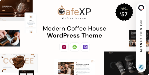 CafeXP | Restaurant & Cafe Shop WordPress Theme